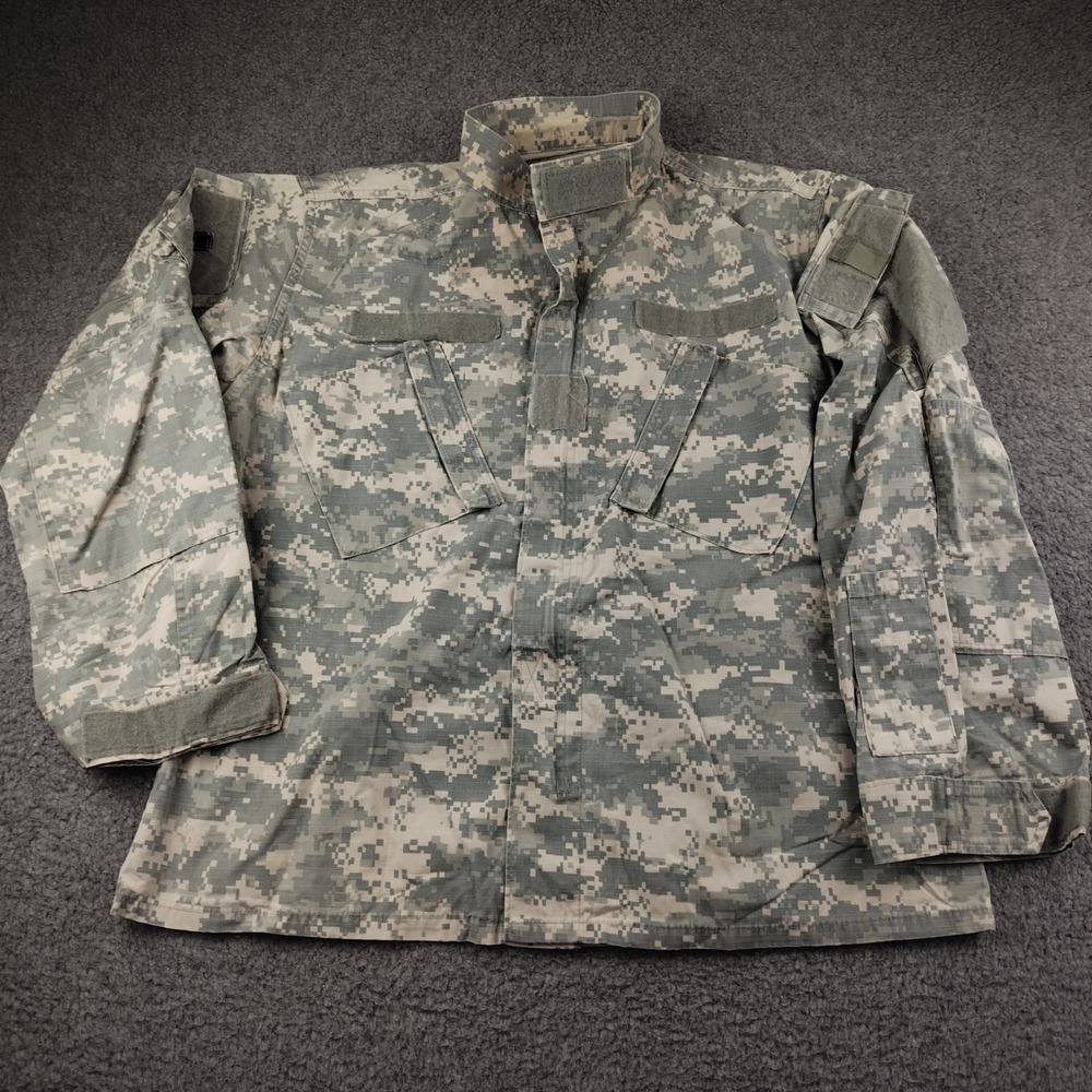Military Combat Uniform Mens Large Regular ACU Digital Camo